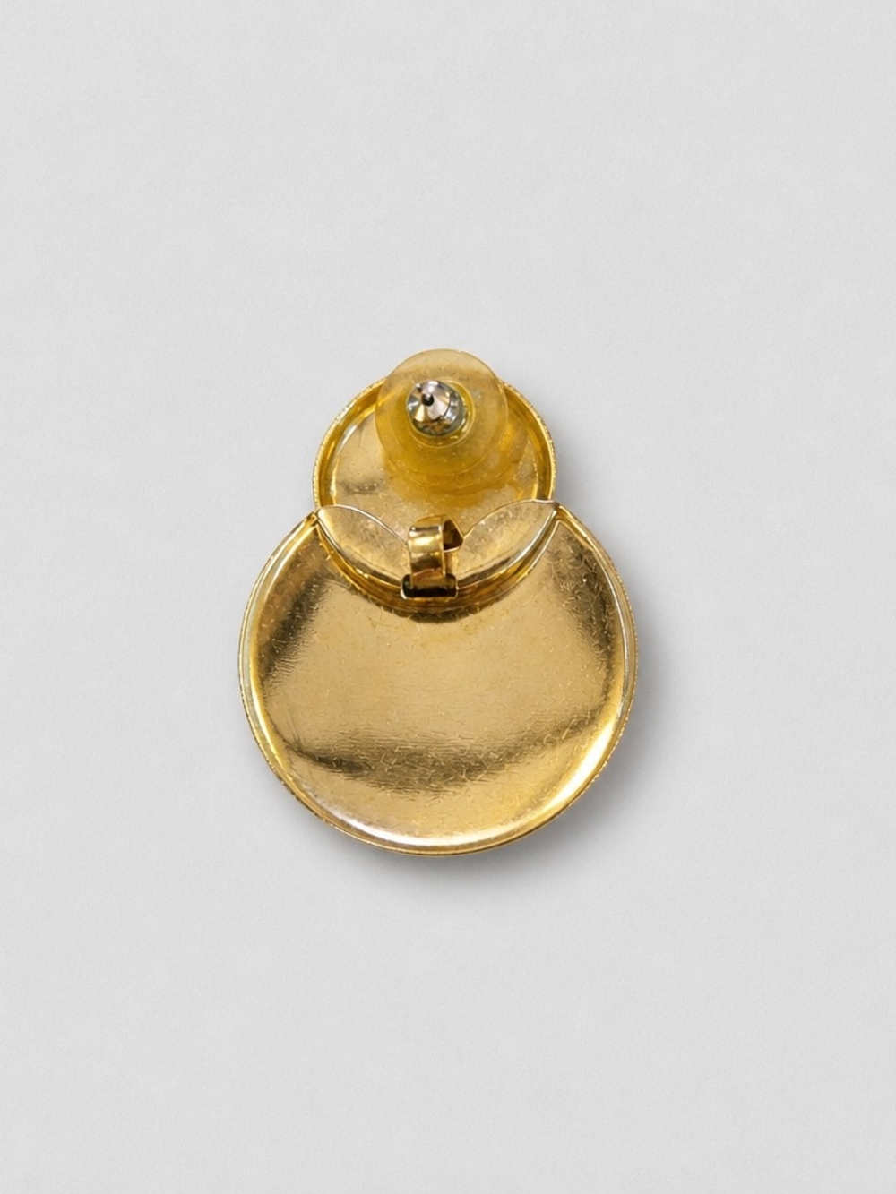 Boutique Gold and Blue Nautical Earrings - Picture 3 of 3